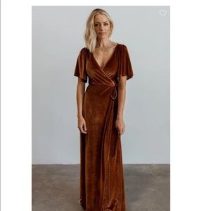 Baltic Born Velvet Wrap Dress